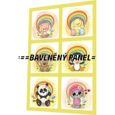 BAVLNĚNÝ PANEL - SADA 30 X 45 CM  NP-58