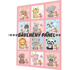 BAVLNĚNÝ PANEL - SADA 25 X 33 CM  NP-62