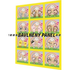 BAVLNĚNÝ PANEL - SADA 25 X 33 CM  NP-64