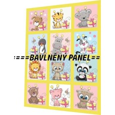 BAVLNĚNÝ PANEL - SADA 35 X 45 CM  NP-63