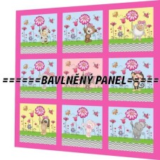 BAVLNĚNÝ PANEL - SADA 35 X 35 CM  NP-98