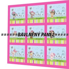 BAVLNĚNÝ PANEL - SADA 35 X 35 CM  NP-99