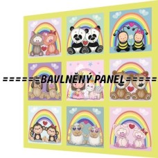 BAVLNĚNÝ PANEL - SADA 47 X 47 CM  NP-75
