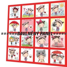 BAVLNĚNÝ PANEL - SADA 35 X 35 CM  NP-100