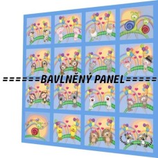 BAVLNĚNÝ PANEL - SADA 35 X 35 CM  NP-105
