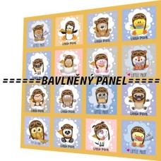 BAVLNĚNÝ PANEL - SADA 35 X 35 CM  NP-108