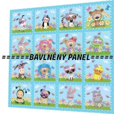 BAVLNĚNÝ PANEL - SADA 35 X 35 CM  NP-113