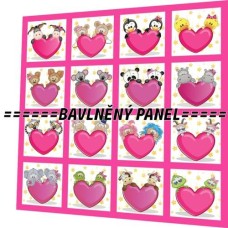 BAVLNĚNÝ PANEL - SADA 35 X 35 CM  NP-118