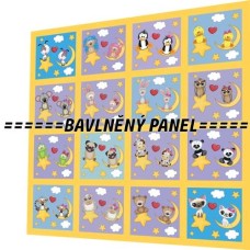 BAVLNĚNÝ PANEL - SADA 35 X 35 CM  NP-121