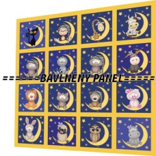 BAVLNĚNÝ PANEL - SADA 35 X 35 CM  NP-122