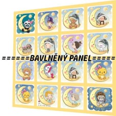 BAVLNĚNÝ PANEL - SADA 35 X 35 CM  NP-127
