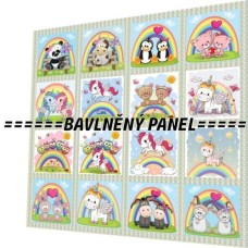 BAVLNĚNÝ PANEL - SADA 35 X 35 CM  NP-144