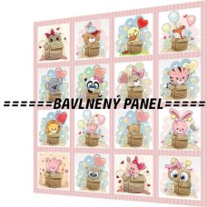 BAVLNĚNÝ PANEL - SADA 35 X 35 CM  NP-145