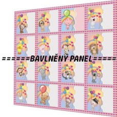 BAVLNĚNÝ PANEL - SADA 47 X 47 CM  NP-141
