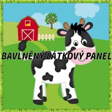 BAVLNĚNÝ PANEL - KOLEKCE NA STATKU2 - 25x25 cm 2pex1