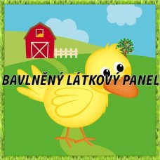 BAVLNĚNÝ PANEL - KOLEKCE NA STATKU2 - 25x25 cm 2pex5