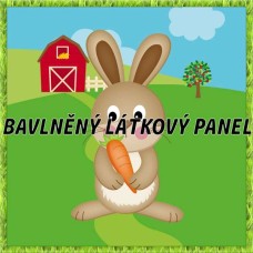 BAVLNĚNÝ PANEL - KOLEKCE NA STATKU2 - 25x25 cm 2pex7