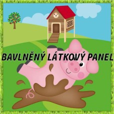 BAVLNĚNÝ PANEL - KOLEKCE NA STATKU2 - 25x25 cm 2pex12