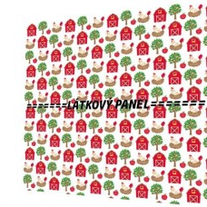 BAVLNĚNÝ PANEL - KOLEKCE NA STATKU2 - 47x47 cm 2pex19