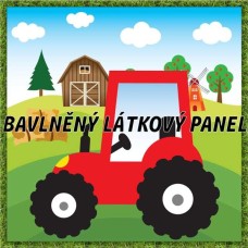 BAVLNĚNÝ PANEL - KOLEKCE NA STATKU3 - 25x25 cm 3pex13