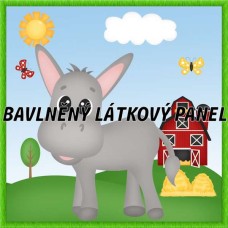 BAVLNĚNÝ PANEL - KOLEKCE NA STATKU4 - 25x25 cm 4pex5