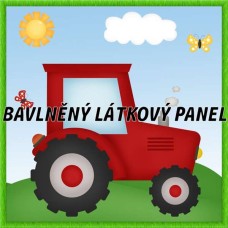 BAVLNĚNÝ PANEL - KOLEKCE NA STATKU4 - 25x25 cm 4pex24