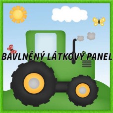 BAVLNĚNÝ PANEL - KOLEKCE NA STATKU4 - 25x25 cm 4pex25