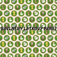 BAVLNĚNÝ PANEL - KOLEKCE NA STATKU4 - 35x35 cm 4pex26