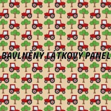 BAVLNĚNÝ PANEL - KOLEKCE NA STATKU4 - 47x47 cm 4pex34