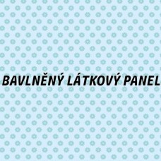 BAVLNĚNÝ PANEL - KOLEKCE LESNÍ - 35x35 cm 6pex PODKLADNÍ