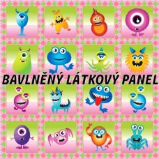 BAVLNĚNÝ PANEL - KOLEKCE PŘÍŠERKY - 35x35 cm 9pex SADA