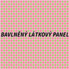BAVLNĚNÝ PANEL - KOLEKCE PŘÍŠERKY - 47x47 cm 9pex PODKLADNÍ