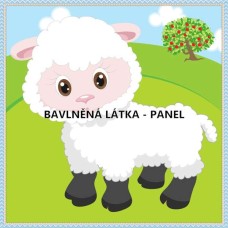 BAVLNĚNÝ PANEL - KOLEKCE NA STATKU1 - 25x25 cm 1pex1