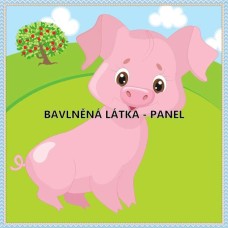 BAVLNĚNÝ PANEL - KOLEKCE NA STATKU1 - 25x25 cm 1pex3