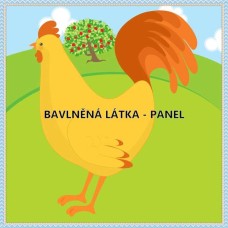 BAVLNĚNÝ PANEL - KOLEKCE NA STATKU1 - 25x25 cm 1pex9