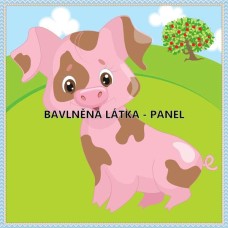 BAVLNĚNÝ PANEL - KOLEKCE NA STATKU1 - 25x25 cm 1pex10