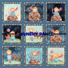 BAVLNĚNÝ PANEL MALÝ PRINC  35 X 35 cm  kód 1334