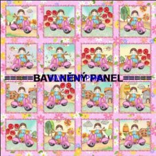BAVLNĚNÝ PANEL  35 X 35 cm  kód 1337