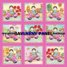 BAVLNĚNÝ PANEL  35 X 35 cm  kód 1339