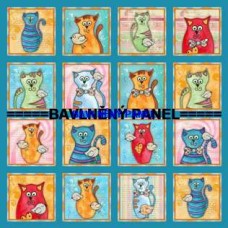 BAVLNĚNÝ PANEL  35 X 35 cm  kód 13322