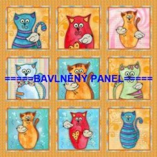 BAVLNĚNÝ PANEL  35 X 35 cm  kód 13327
