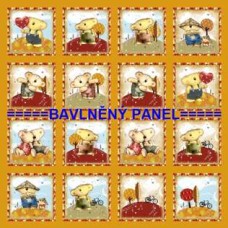 BAVLNĚNÝ PANEL  35 X 35 cm  kód 13328