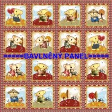 BAVLNĚNÝ PANEL  35 X 35 cm  kód 13330