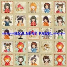 BAVLNĚNÝ PANEL  35 X 35 cm  kód 13337