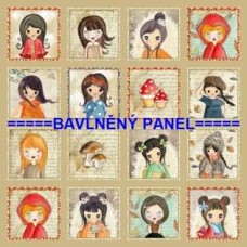 BAVLNĚNÝ PANEL  35 X 35 cm  kód 13340