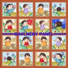 BAVLNĚNÝ PANEL   47 X 47 cm  kód 13318