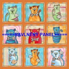 BAVLNĚNÝ PANEL   47 X 47 cm  kód 13324