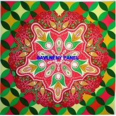 BAVLNĚNÁ LÁTKA - panel 35 X 35 cm  7MAN36