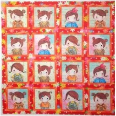 BAVLNĚNÁ LÁTKA - panel 35 x 35 cm  FNP19