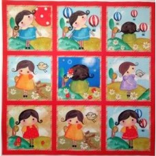 BAVLNĚNÁ LÁTKA - panel 35 x 35 cm  FNP21